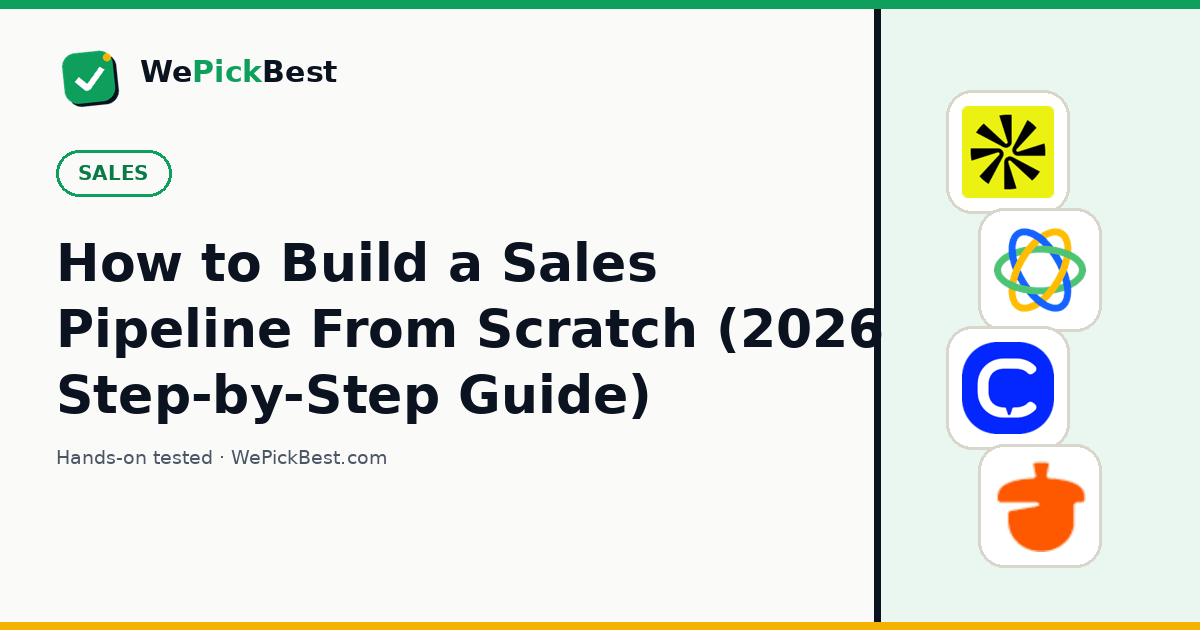 How to Build a Sales Pipeline From Scratch (2026 Step-by-Step Guide)